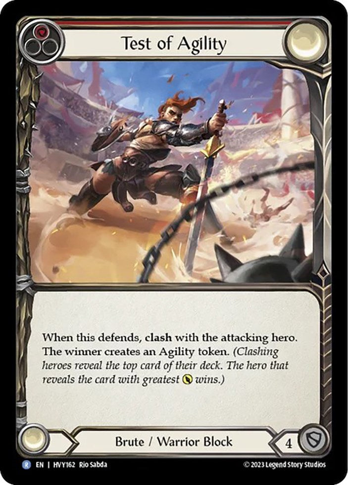Test of Agility [HVY162] (Heavy Hitters) - Evolution TCG