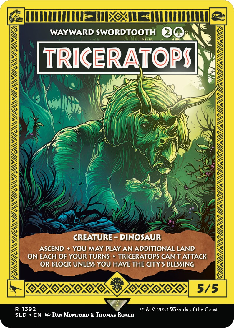 Triceratops - Wayward Swordtooth [Secret Lair Drop Series] - Evolution TCG
