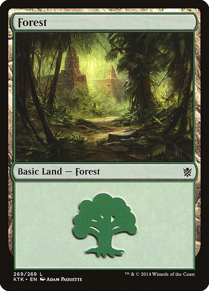 Forest (269) [Khans of Tarkir] - Evolution TCG