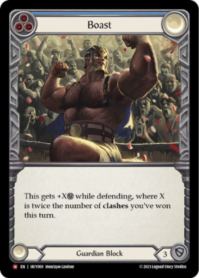 Boast (Blue) [HVY060] (Heavy Hitters) - Evolution TCG