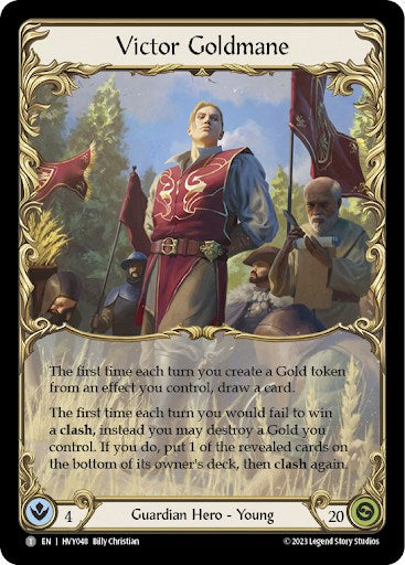 Victor Goldmane // Betsy [HVY048 // HVY046] (Heavy Hitters) - Evolution TCG
