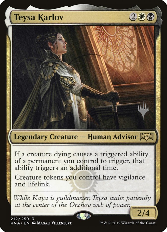 Teysa Karlov (Promo Pack) [Ravnica Allegiance Promos] - Evolution TCG