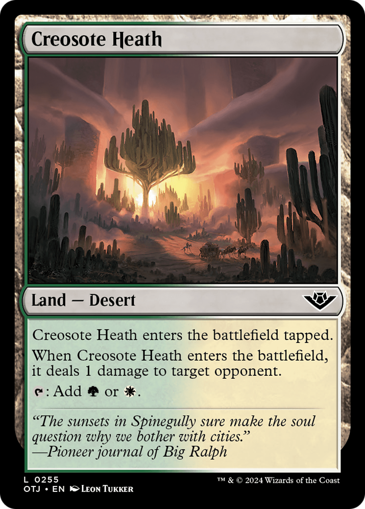Creosote Heath [Outlaws of Thunder Junction] - Evolution TCG