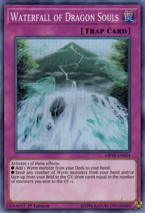 Waterfall of Dragon Souls [MP18-EN024] Super Rare - Evolution TCG
