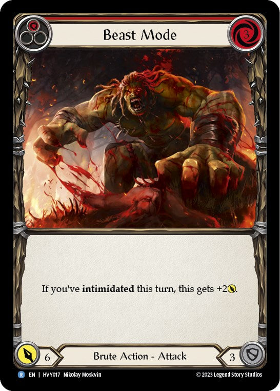Beast Mode (Red) [HVY017] (Heavy Hitters) - Evolution TCG