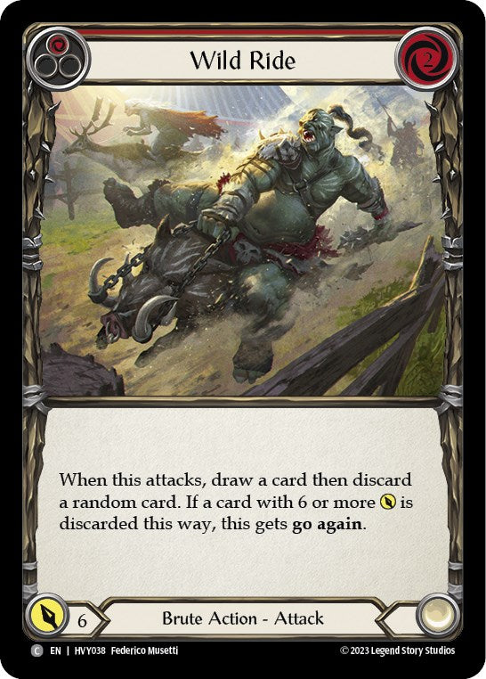 Wild Ride (Red) [HVY038] (Heavy Hitters) - Evolution TCG