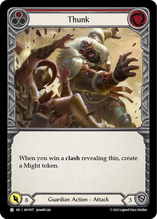 Thunk (Red) [HVY077] (Heavy Hitters) - Evolution TCG
