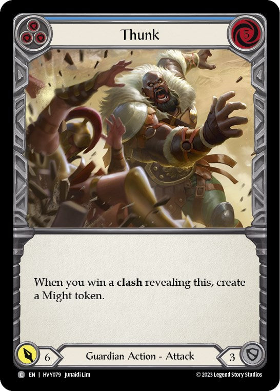 Thunk (Blue) [HVY079] (Heavy Hitters) - Evolution TCG
