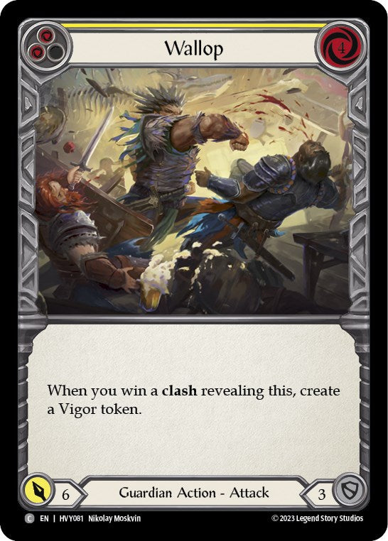 Wallop (Yellow) [HVY081] (Heavy Hitters) - Evolution TCG