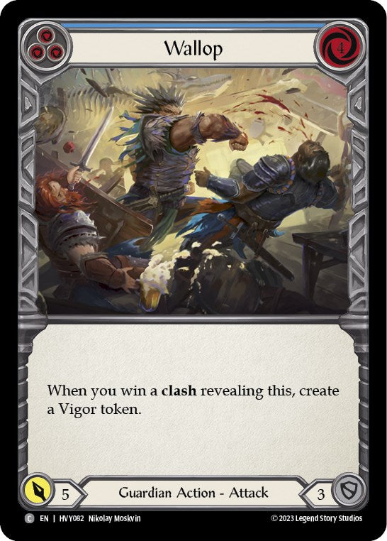 Wallop (Blue) [HVY082] (Heavy Hitters) - Evolution TCG