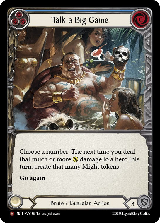Talk a Big Game [HVY136] (Heavy Hitters) - Evolution TCG
