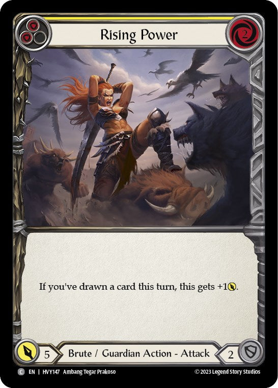 Rising Power (Yellow) [HVY147] (Heavy Hitters) - Evolution TCG