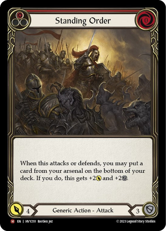 Standing Order [HVY210] (Heavy Hitters) - Evolution TCG