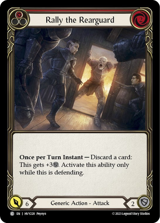 Rally the Rearguard (Red) [HVY228] (Heavy Hitters) - Evolution TCG