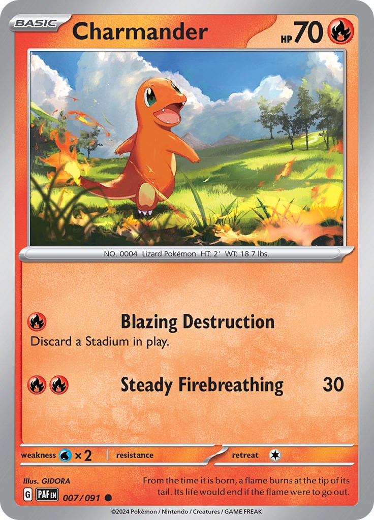 Charmander (007/091) [Scarlet & Violet: Paldean Fates] - Evolution TCG