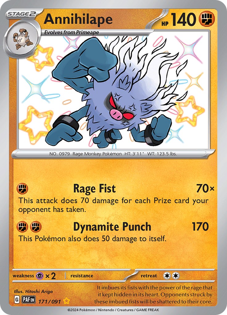 Annihilape (171/091) [Scarlet & Violet: Paldean Fates] - Evolution TCG