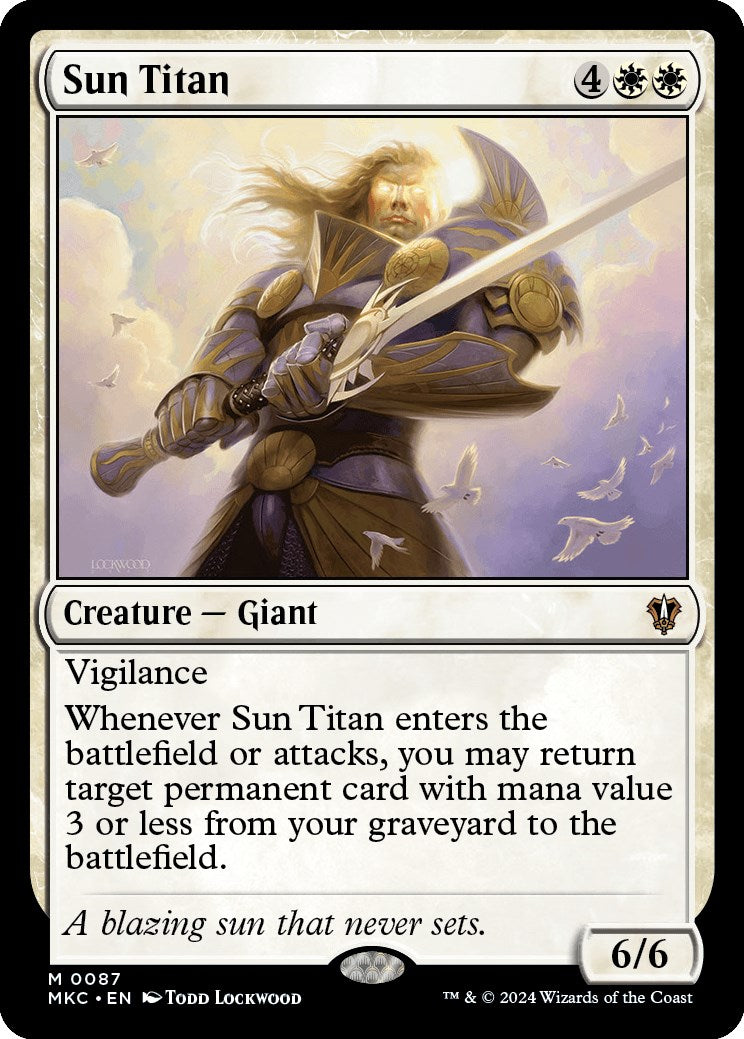 Sun Titan [Murders at Karlov Manor Commander] - Evolution TCG