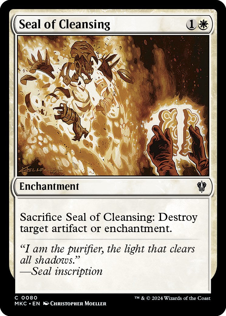 Seal of Cleansing [Murders at Karlov Manor Commander] - Evolution TCG