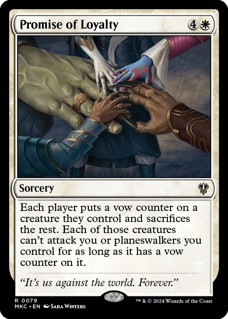 Promise of Loyalty [Murders at Karlov Manor Commander] - Evolution TCG