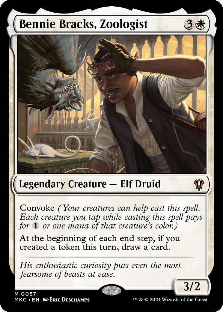 Bennie Bracks, Zoologist [Murders at Karlov Manor Commander] - Evolution TCG