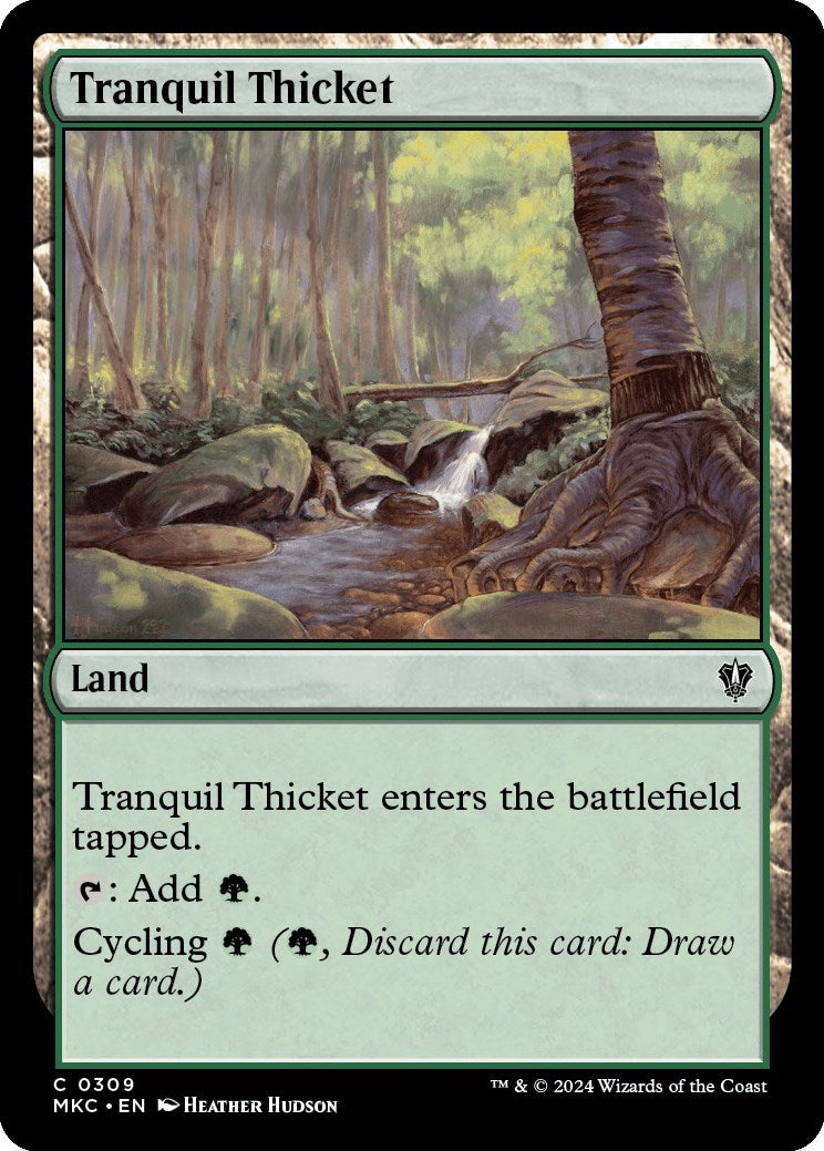 Tranquil Thicket [Murders at Karlov Manor Commander] - Evolution TCG