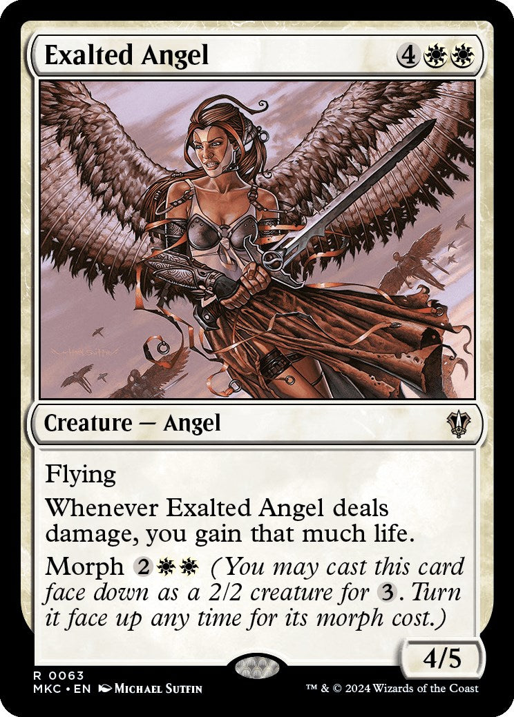 Exalted Angel [Murders at Karlov Manor Commander] - Evolution TCG