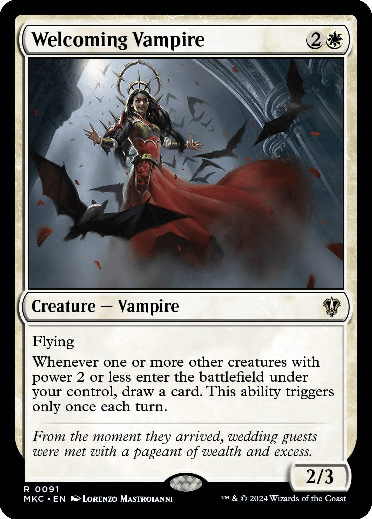 Welcoming Vampire [Murders at Karlov Manor Commander] - Evolution TCG