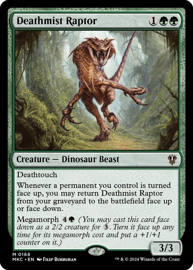 Deathmist Raptor [Murders at Karlov Manor Commander] - Evolution TCG