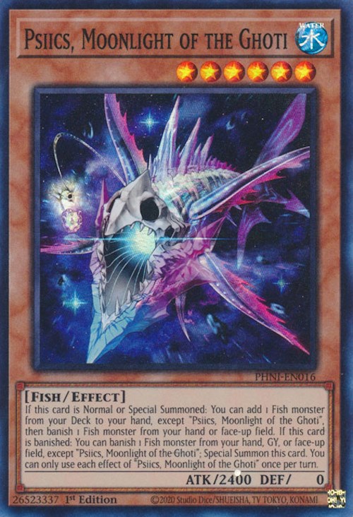 Psiics, Moonlight of the Ghoti [PHNI-EN016] Super Rare - Evolution TCG