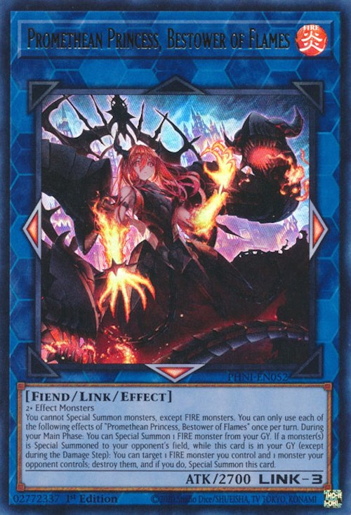 Promethean Princess, Bestower of Flames [PHNI-EN052] Ultra Rare - Evolution TCG