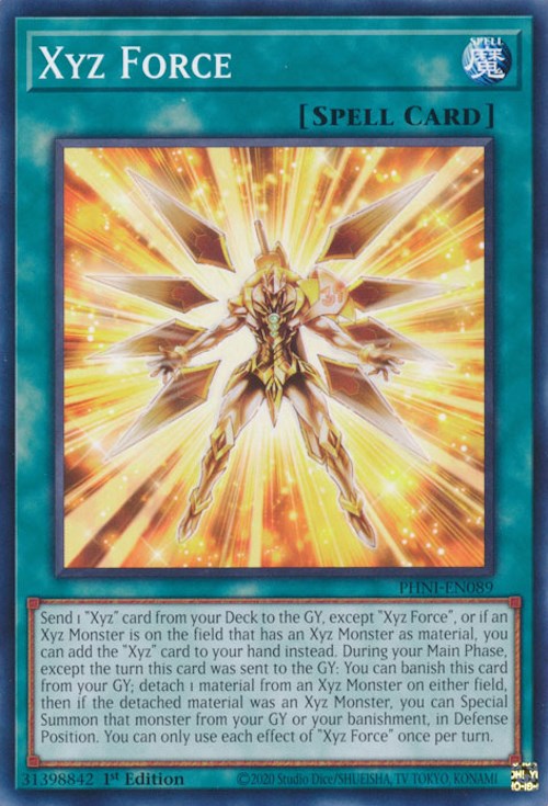 Xyz Force [PHNI-EN089] Common - Evolution TCG