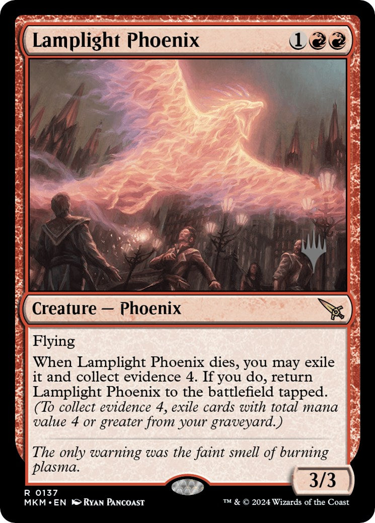 Lamplight Phoenix (Promo Pack) [Murders at Karlov Manor Promos] - Evolution TCG
