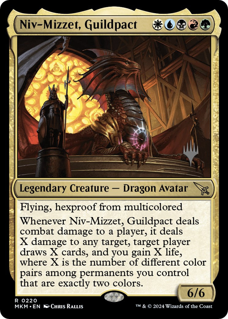 Niv-Mizzet, Guildpact (Promo Pack) [Murders at Karlov Manor Promos] - Evolution TCG