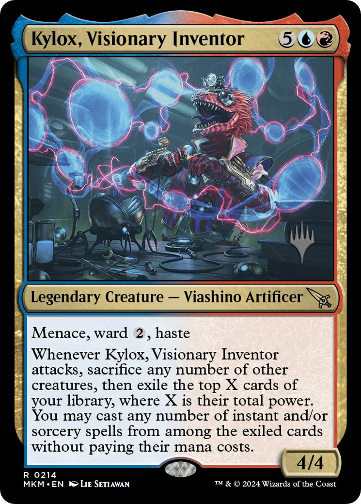 Kylox, Visionary Inventor (Promo Pack) [Murders at Karlov Manor Promos] - Evolution TCG