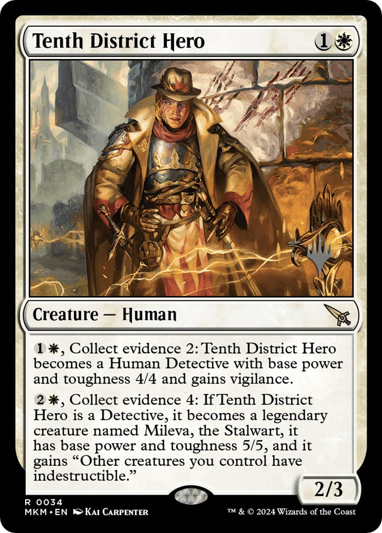 Tenth District Hero (Promo Pack) [Murders at Karlov Manor Promos] - Evolution TCG