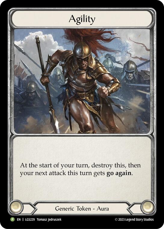 Agility // Gold [LGS229] (Promo)  Rainbow Foil - Evolution TCG