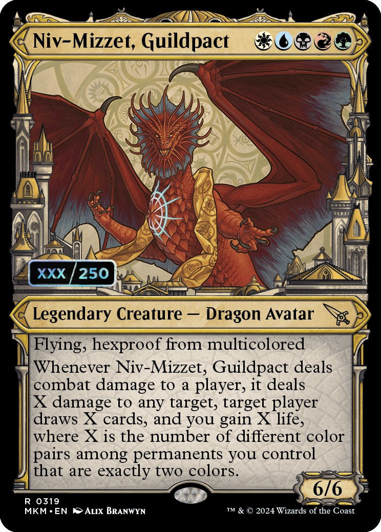 Niv-Mizzet, Guildpact (Serialized) [Murders at Karlov Manor] - Evolution TCG