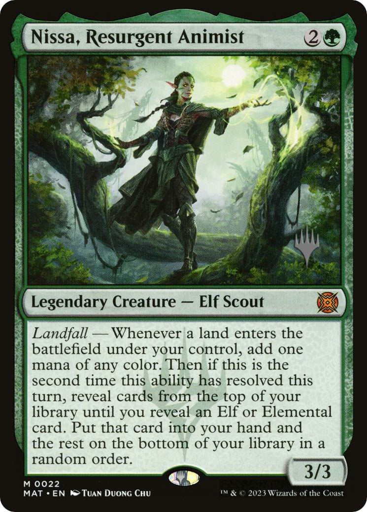 Nissa, Resurgent Animist (Promo Pack) [Murders at Karlov Manor Promos] - Evolution TCG