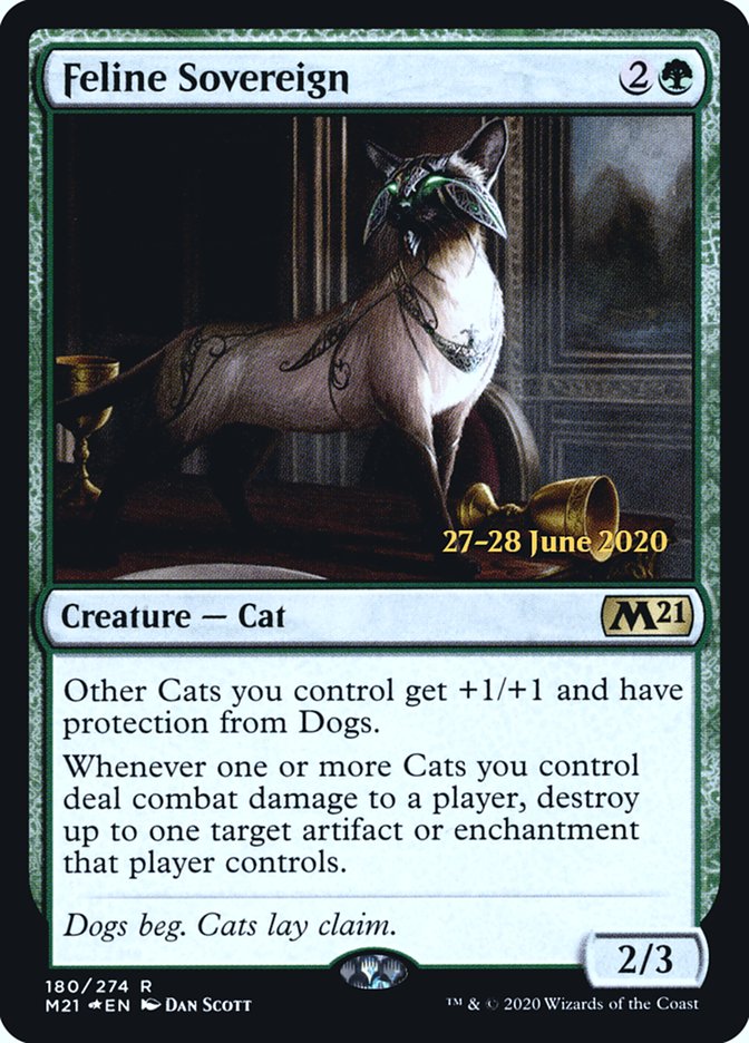 Feline Sovereign [Core Set 2021 Prerelease Promos] - Evolution TCG