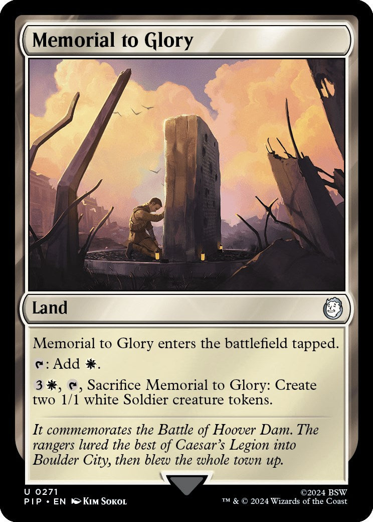 Memorial to Glory [Fallout] - Evolution TCG