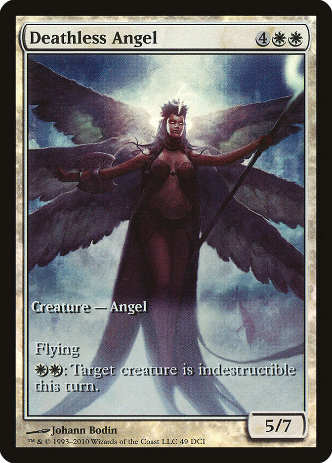 Deathless Angel (Game Day) (Extended Art) [Rise of the Eldrazi Promos] - Evolution TCG