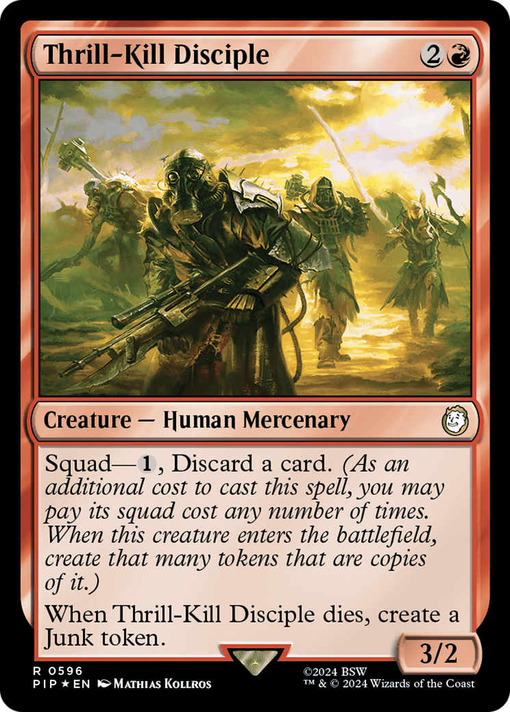 Thrill-Kill Disciple (Surge Foil) [Fallout] - Evolution TCG