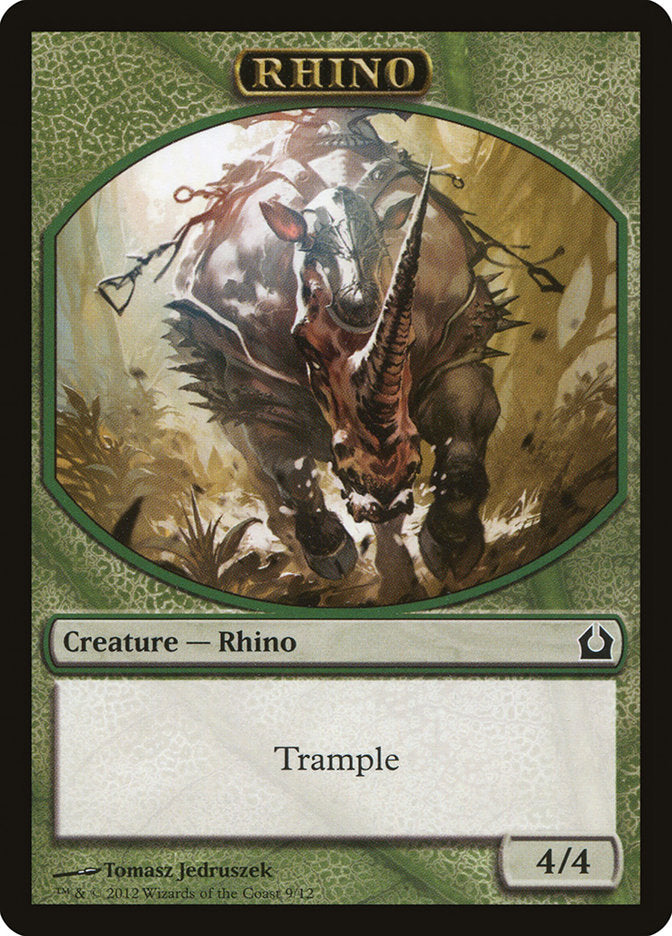 Rhino Token [Return to Ravnica Tokens] - Evolution TCG