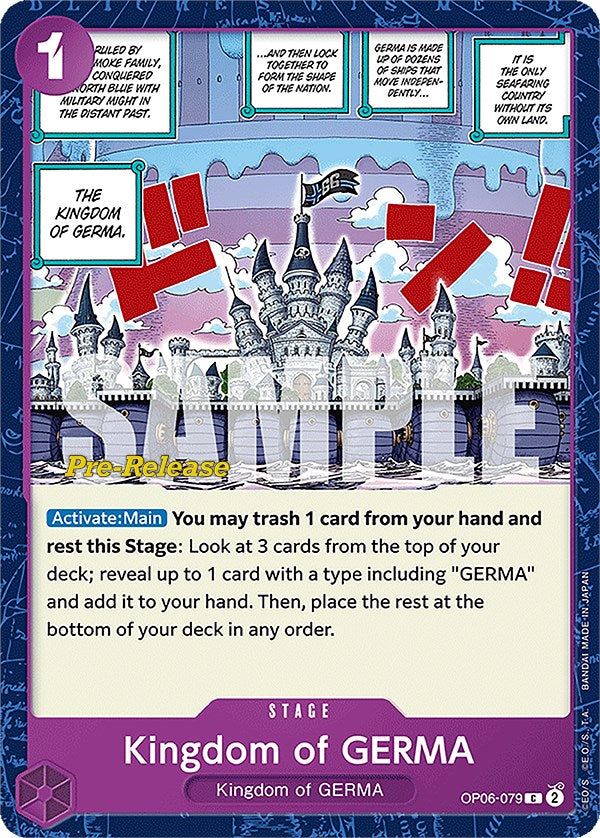Kingdom of GERMA [Wings of the Captain Pre-Release Cards] - Evolution TCG