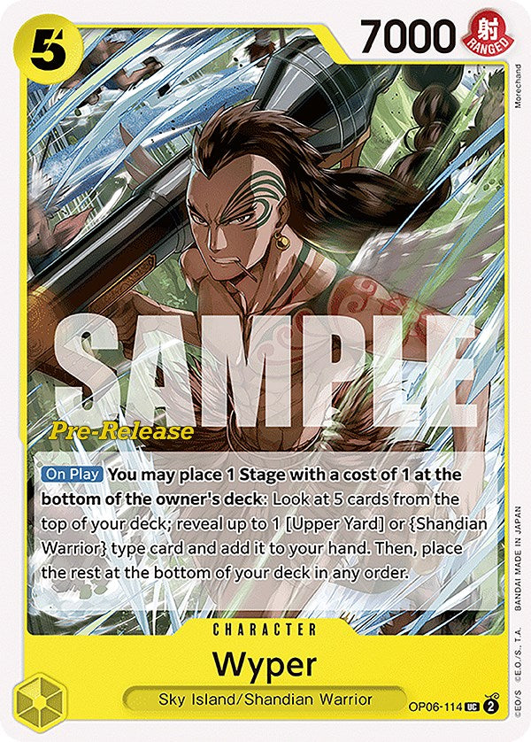 Wyper [Wings of the Captain Pre-Release Cards] - Evolution TCG
