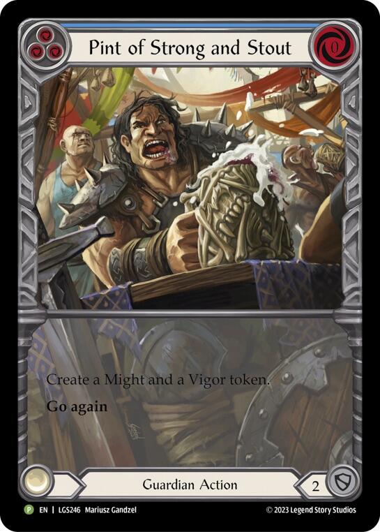 Pint of Strong and Stout [LGS246] (Promo)  Rainbow Foil - Evolution TCG