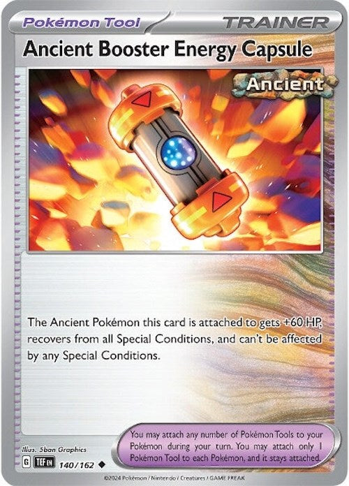 Ancient Booster Energy Capsule (140/162) [Scarlet & Violet: Temporal Forces] - Evolution TCG