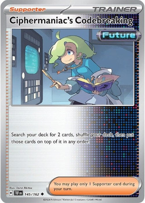 Ciphermaniac's Codebreaking (145/162) [Scarlet & Violet: Temporal Forces] - Evolution TCG