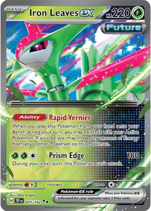 Iron Leaves ex (025/162) [Scarlet & Violet: Temporal Forces] - Evolution TCG