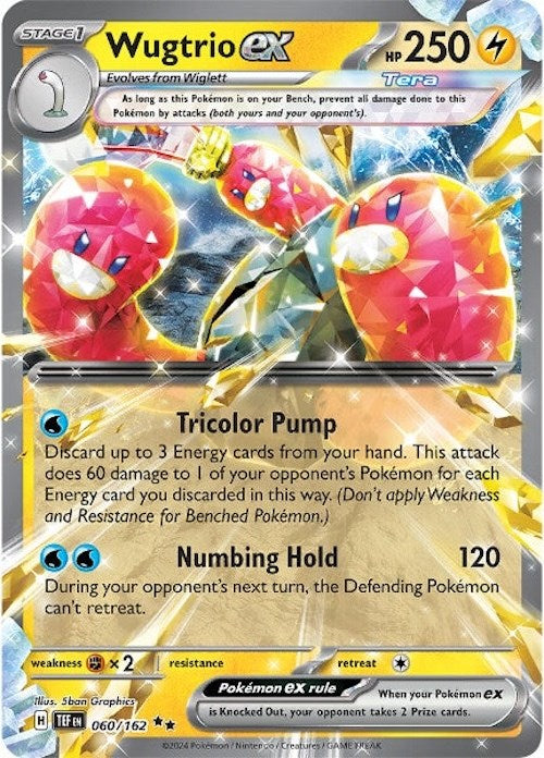 Wugtrio ex (060/162) [Scarlet & Violet: Temporal Forces] - Evolution TCG